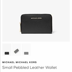 Michael Kors Small Pebbled Leather Wallet